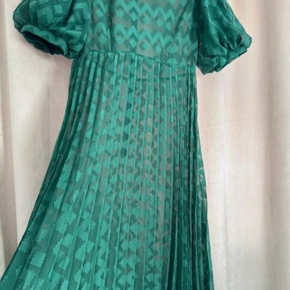 ASOS Green Patterned Dress